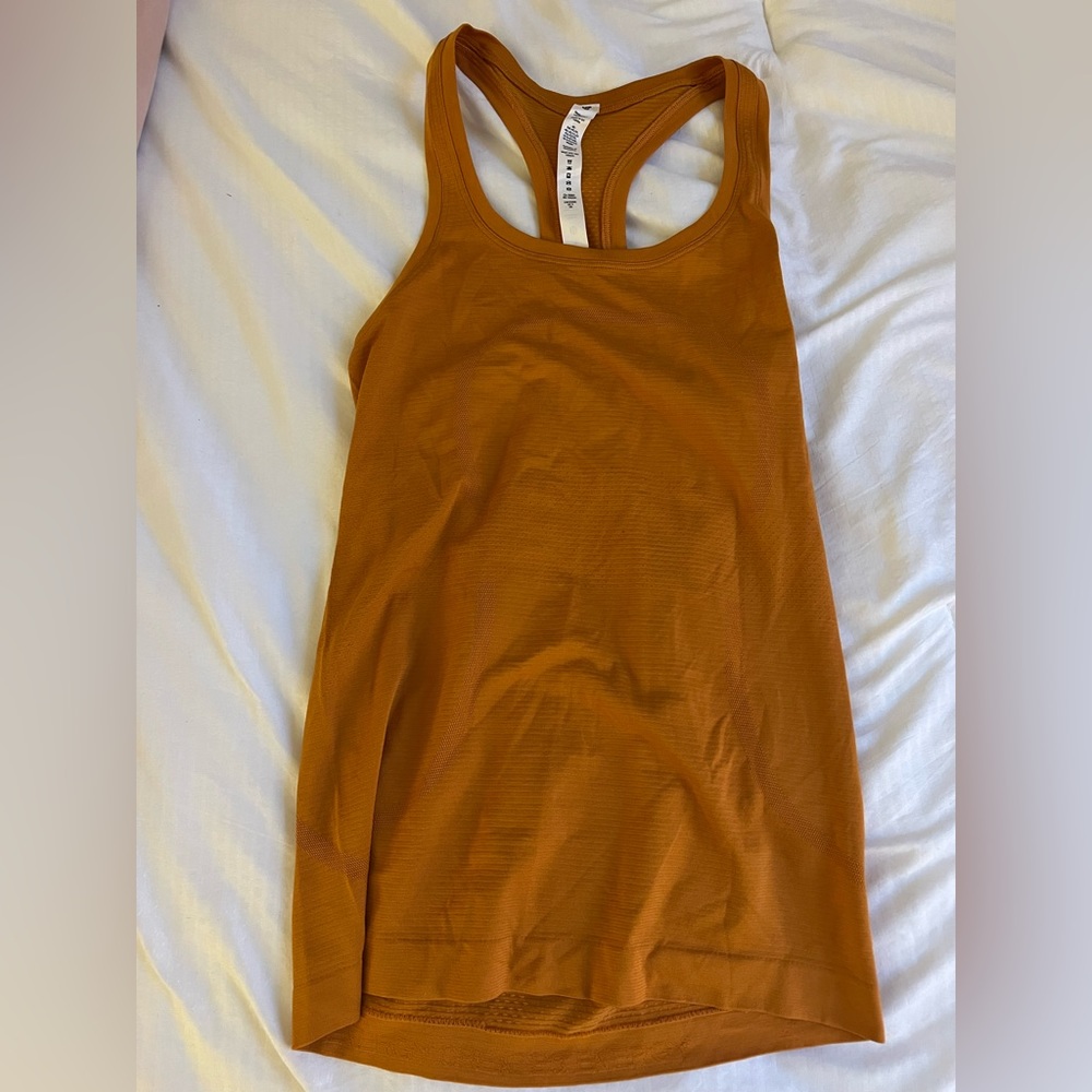 Lulu lemon orange swiftly tank